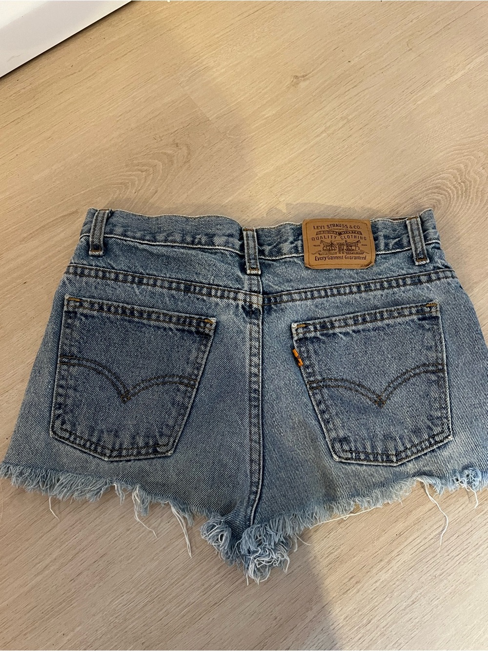 Levi's Distressed Cutoff Shorts